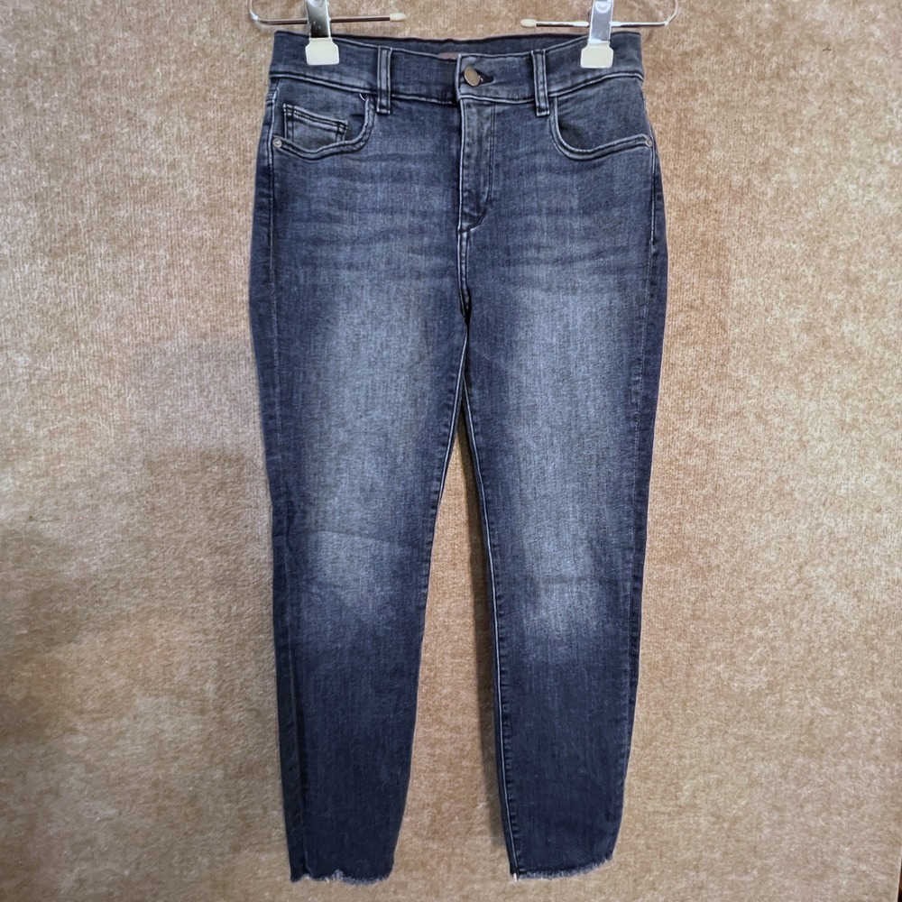 DL1961 Florence Skinny Jeans Womens 28 Instasculpt Crop Mid Rise Blue Denim